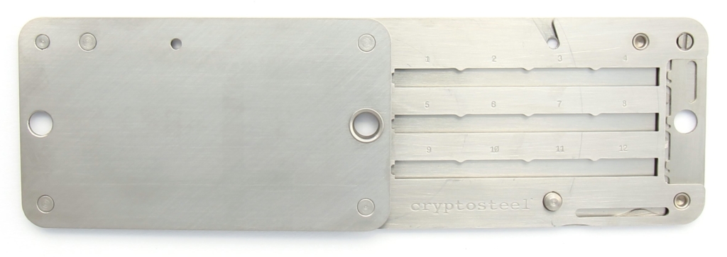 Cryptosteel front open