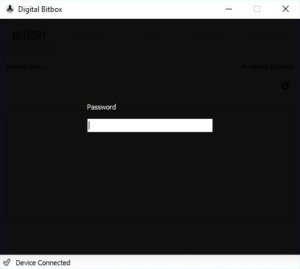 Digital Bitbox Firmware Update Log In