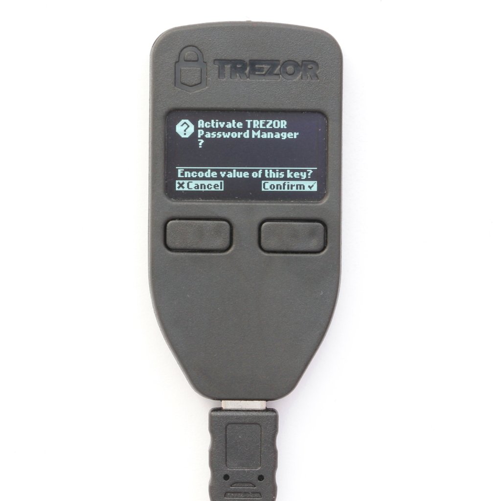 TREZOR Password Manager Confirm