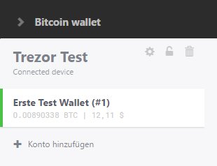 Trezor security locks and forgetting