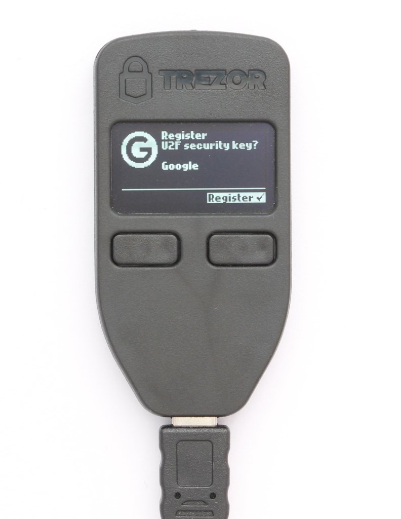 TREZOR U2F Register HW