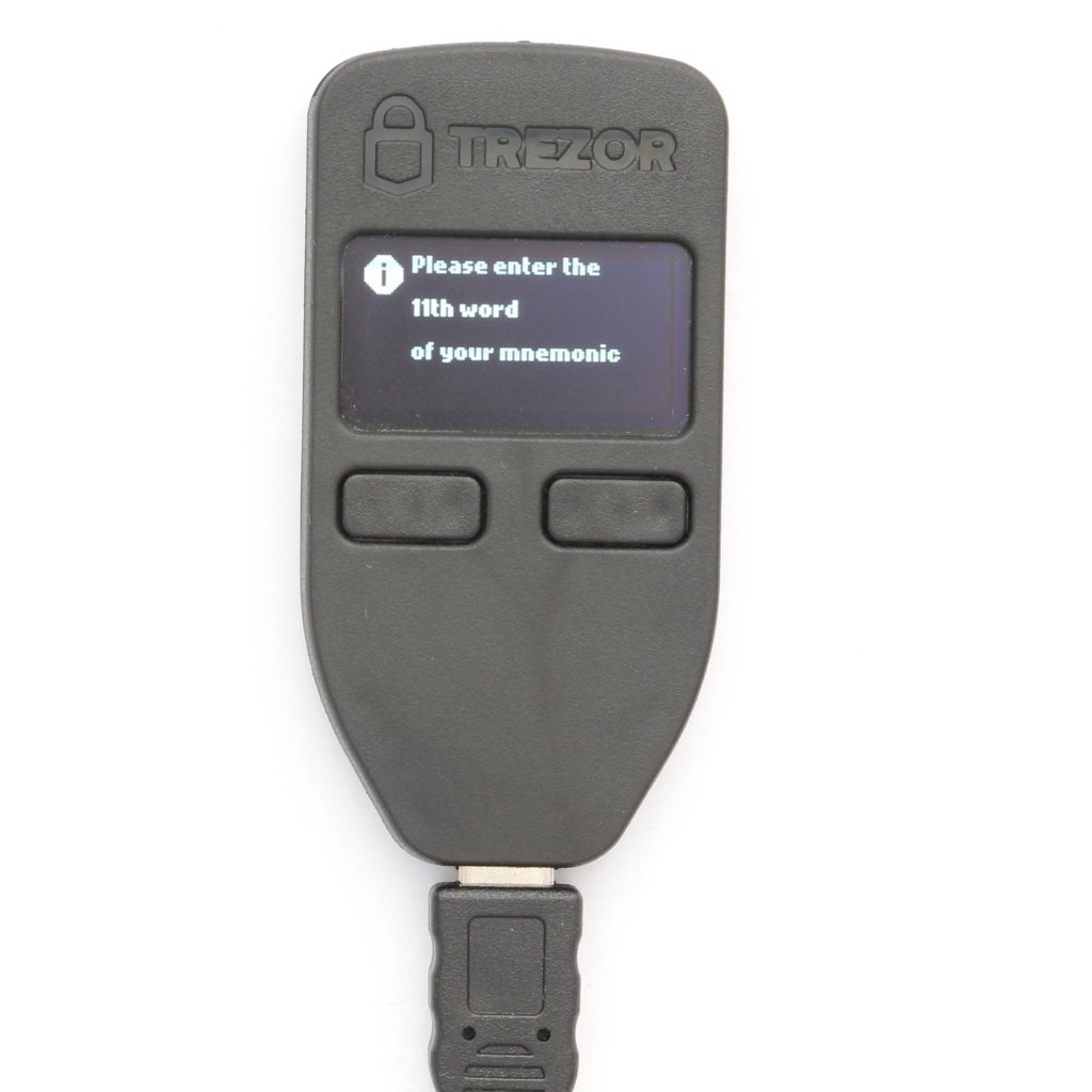 TREZOR Restore standard HW