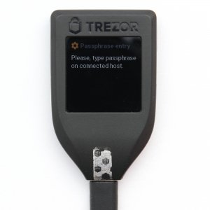 TREZOR T passphrase encryption type host