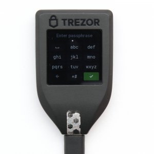 TREZOR T pass phrase encryption type TREZOR t