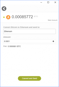 Perform KeepKey shapeshift