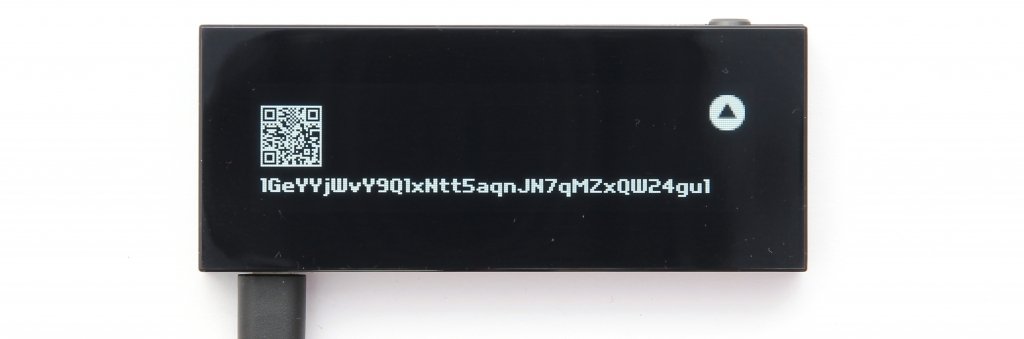 KeepKey Wallet Bitcoin Receive