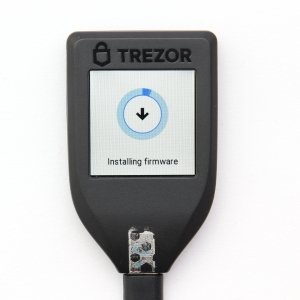 TREZOR Model T Latest firmware will be installed