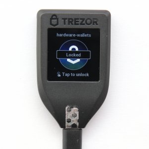 TREZOR T locked