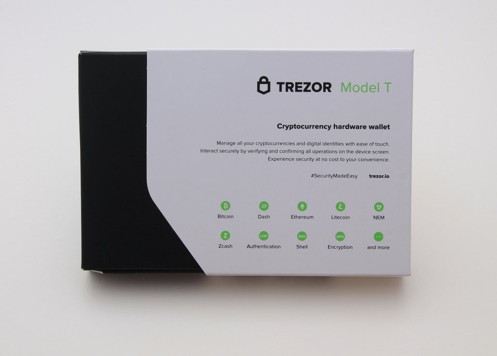 TREZOR T packing closed back
