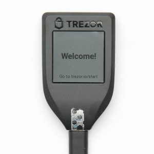 TREZOR Model T welcome