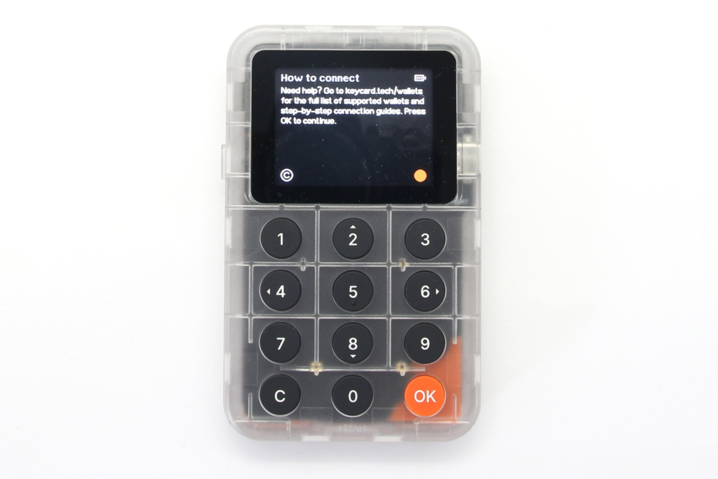 Keycard Shell Setup Connect Wallet